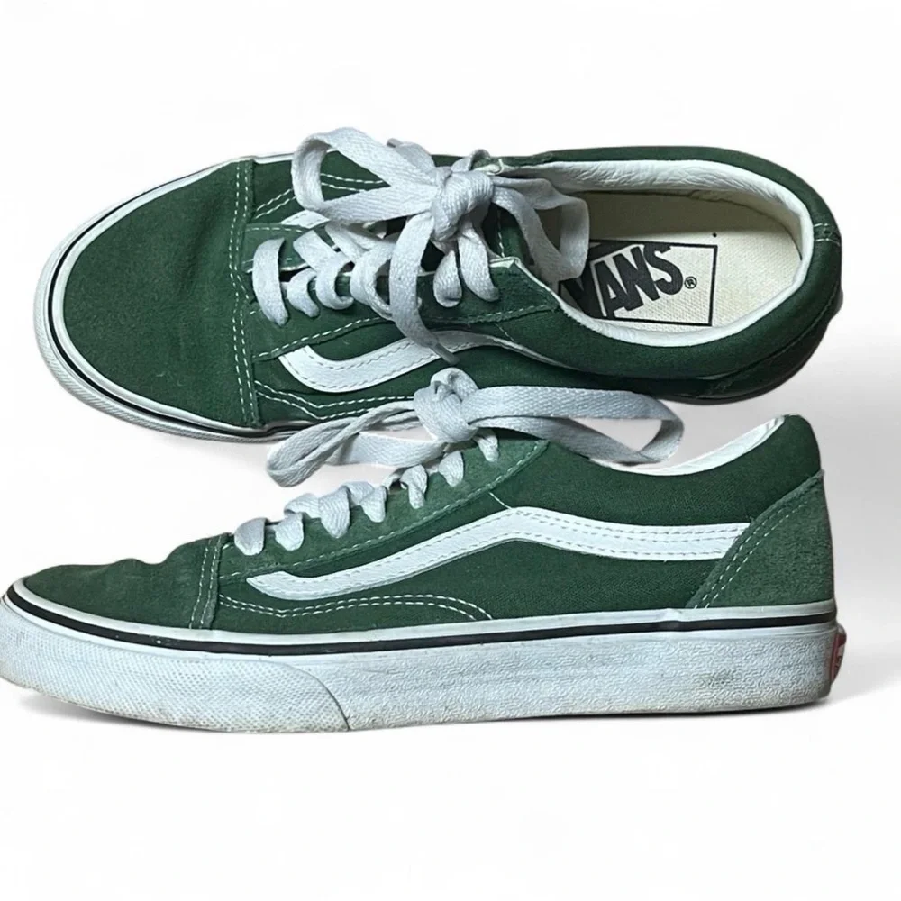 VANS Old Skool Color Theory - Deep Grass Duck Green - Women’s 6 - Men's Size 4.5